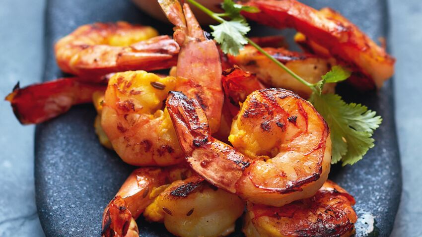 Gambas en papillote aux saveurs thaï