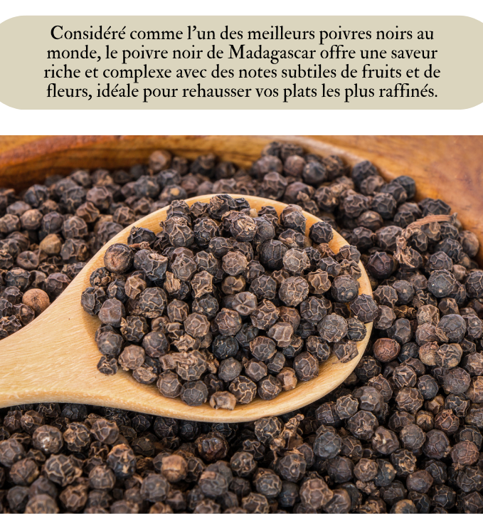 Poivre noir de Madagascar 200gr