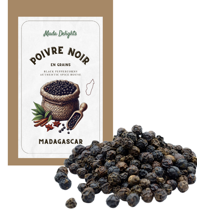 Poivre noir de Madagascar 200gr