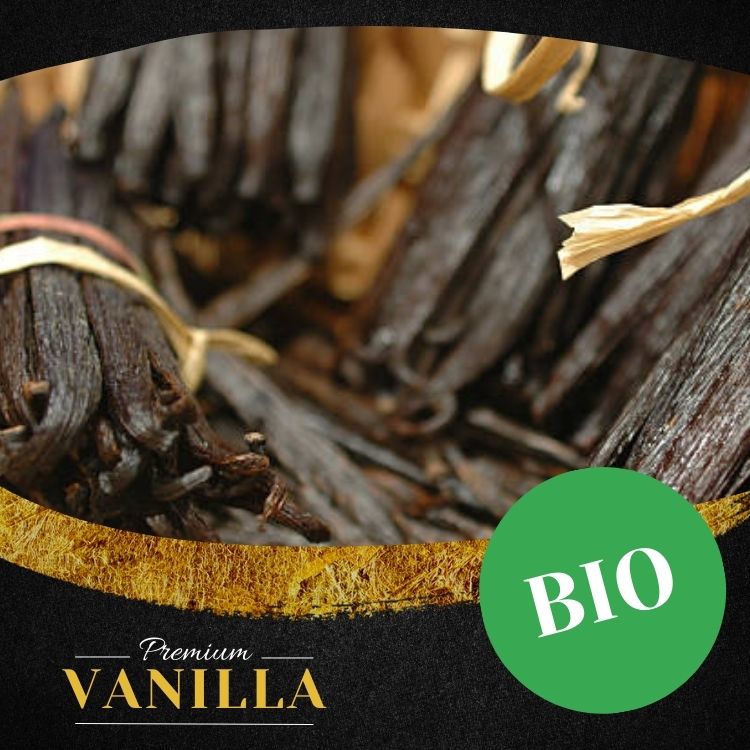 15 Gousses de vanille Noire Bourbon BIO